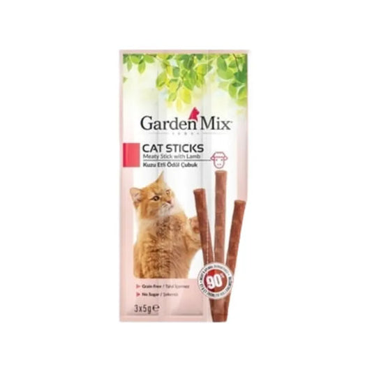 Gardenmix Kuzu Etli Kedi Stick Ödül 3x5 Gr