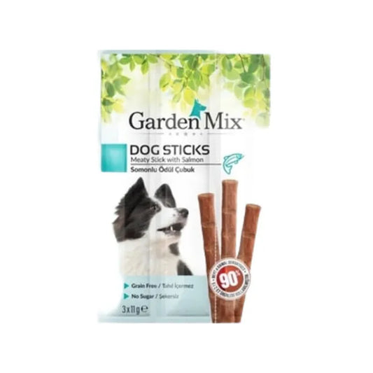 Garden Mix Somonlu Köpek Stick Ödül Maması 3 x 11 Gr