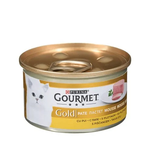Purina Gourmet Gold Kıyılmış Tavuklu Kedi Konservesi 85 Gr