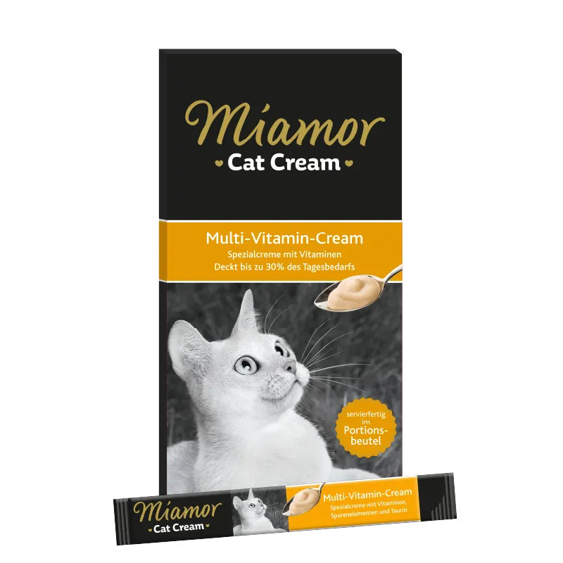Miamor Cream Multivitamin Katkılı Sıvı Kedi Ödül Maması 6X15 Gram