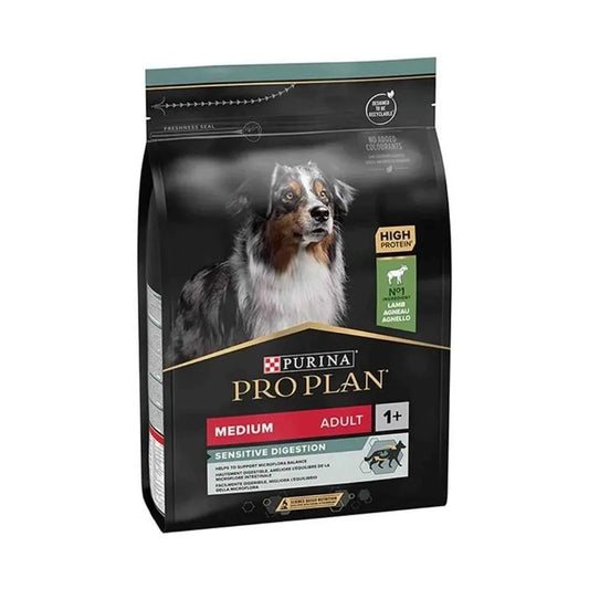 Pro Plan Medium Sensitive Digestion Kuzulu ve Pirinçli Orta Irk Yetişkin Köpek Maması 3Kg