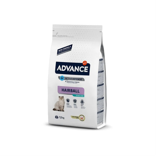 Advance Hindili Tüy Yumağı Önleyici Kısırlaştırılmış Kedi Maması 1,5 Kg